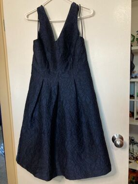Studio 75 Dress Baby doll Lace Blue Mini 38 18”PTP
